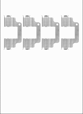 Accessory Kit, disc brake pad (LVMK1125)