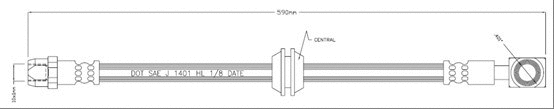 Brake Hose (VBJ632)
