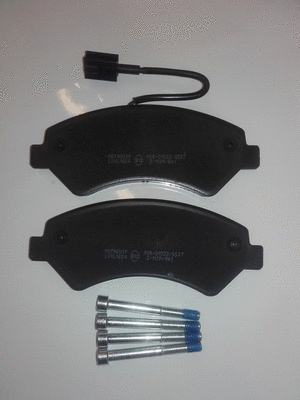 Brake Pad Set, disc brake (LVXL1824)