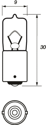 Bulb, rear fog light (VBU433B)