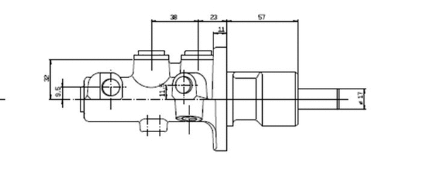 Brake Master Cylinder (VMC187)