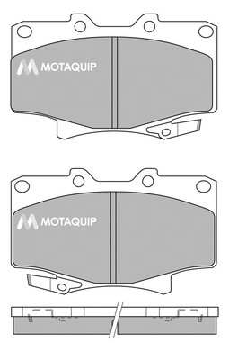 Brake Pad Set, disc brake (LVXL453)