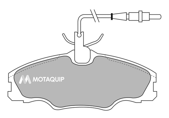 Brake Pad Set, disc brake (LVXL887)