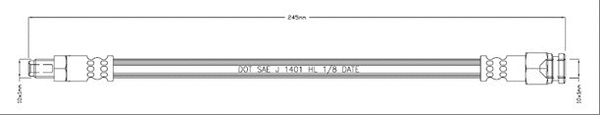 Brake Hose (VBH1214)