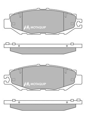 Brake Pad Set, disc brake (LVXL444)