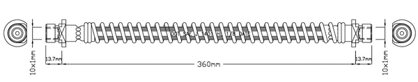 Brake Hose (VBH993)