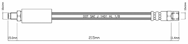 Brake Hose (VBH994)