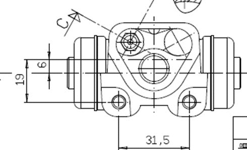 Wheel Brake Cylinder (VWC790)
