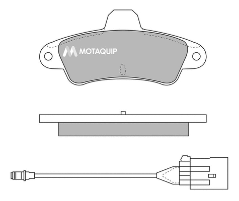 Brake Pad Set, disc brake (LVXL781)