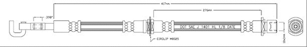 Brake Hose (VBJ274)