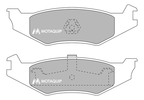 Brake Pad Set, disc brake (LVXL242)