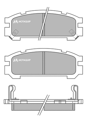 Brake Pad Set, disc brake (LVXL733)