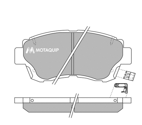 Brake Pad Set, disc brake (LVXL124)