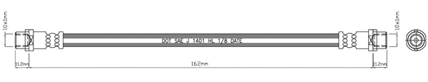 Brake Hose (VBJ197)