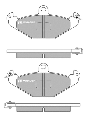 Brake Pad Set, disc brake (LVXL729)