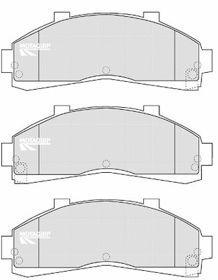 Brake Pad Set, disc brake (LVXL1183)