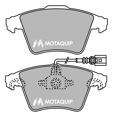 Brake Pad Set, disc brake (LVXL1444)