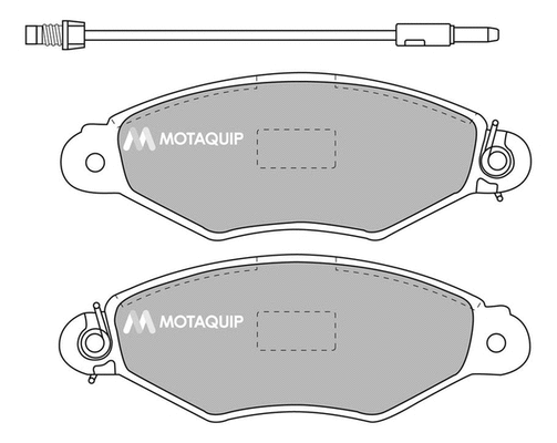 Brake Pad Set, disc brake (LVXL1094)