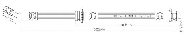 Brake Hose (LVBH1622)