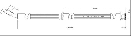 Brake Hose (VBH1131)
