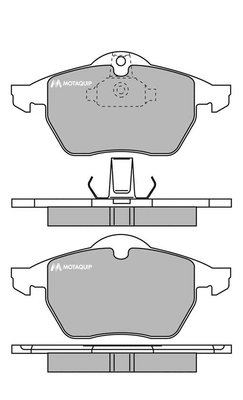 Brake Pad Set, disc brake (LVXL987)