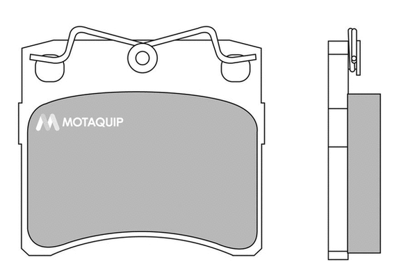 Brake Pad Set, disc brake (LVXL694)