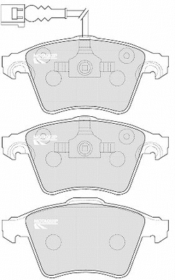 Brake Pad Set, disc brake (LVXL1171)