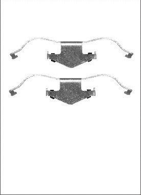 Accessory Kit, disc brake pad (LVMK1081)