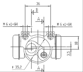 Wheel Brake Cylinder (VWC626)