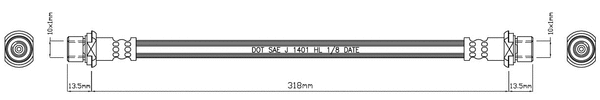 Brake Hose (VBJ606)