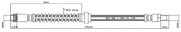 Brake Hose (VBH827)