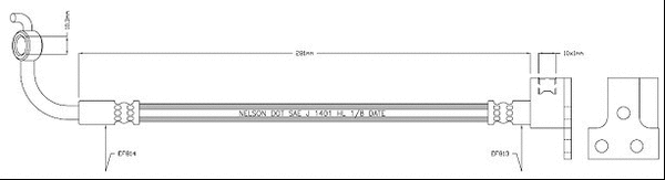 Brake Hose (VBJ531)