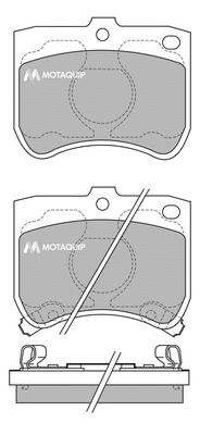 Brake Pad Set, disc brake (LVXL522)