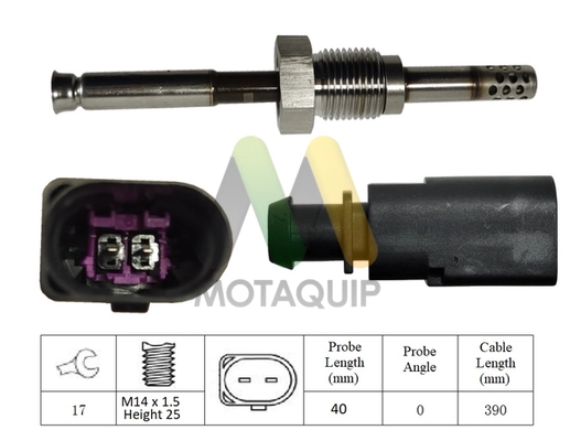 Sensor, exhaust gas temperature (LVET397)
