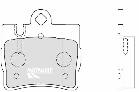 Brake Pad Set, disc brake (LVXL1235)