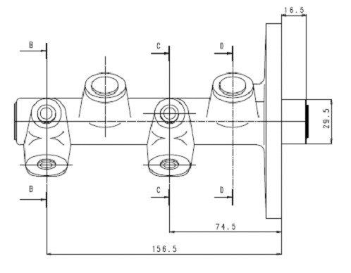 Brake Master Cylinder (VMC210)