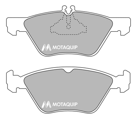 Brake Pad Set, disc brake (LVXL179)