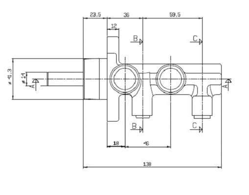 Brake Master Cylinder (VMC191)