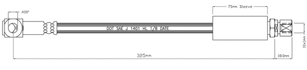 Brake Hose (VBH975)