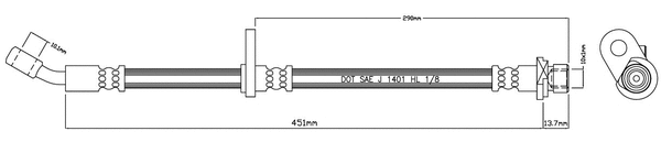 Brake Hose (VBH1064)