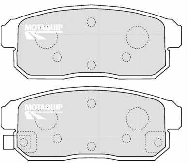 Brake Pad Set, disc brake (LVXL1212)