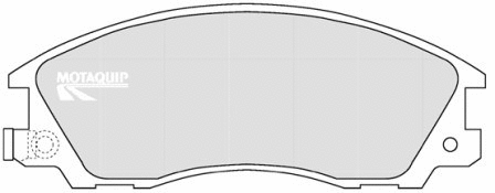 Brake Pad Set, disc brake (LVXL1192)