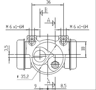 Wheel Brake Cylinder (VWC624)