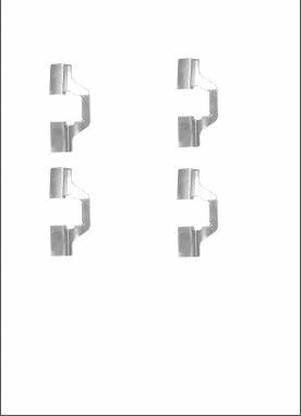 Accessory Kit, disc brake pad (LVMK1095)
