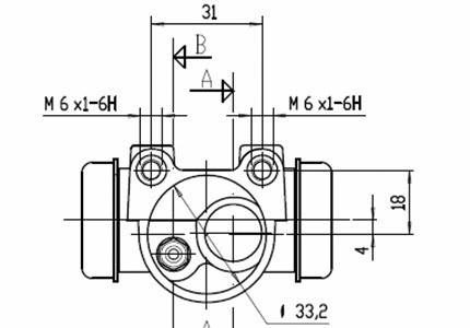 Wheel Brake Cylinder (VWC550)