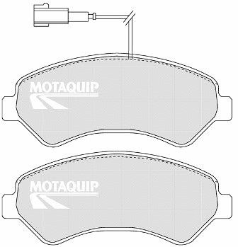 Brake Pad Set, disc brake (LVXL1339)