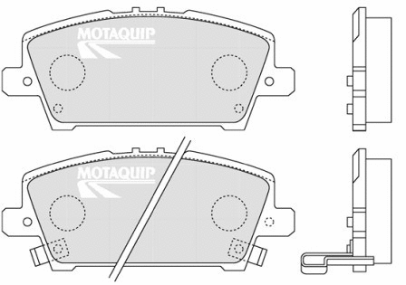 Brake Pad Set, disc brake (LVXL1295)