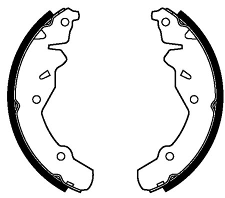 Brake Shoe Set (VBS701)