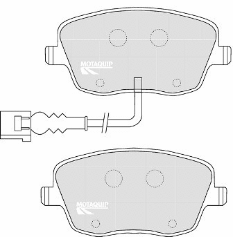 Brake Pad Set, disc brake (LVXL1099)