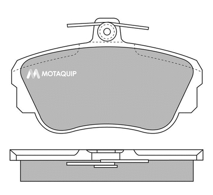 Brake Pad Set, disc brake (LVXL617)